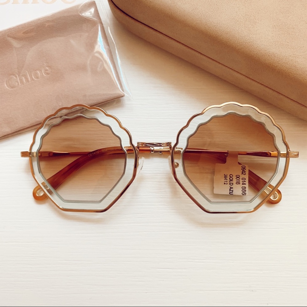 Chloe Gold Sunglasses